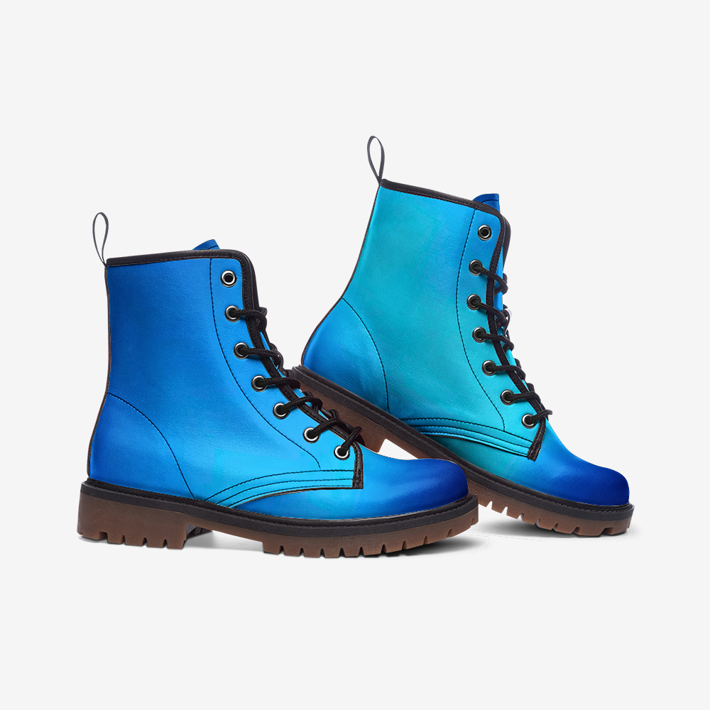 Vegan Leather Combat Boots – Stylish and sustainable.
